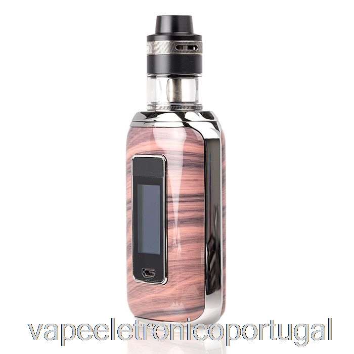 Vape Eletrônico Aspire Skystar Revvo 210w Touch Screen Starter Kit Grão De Madeira